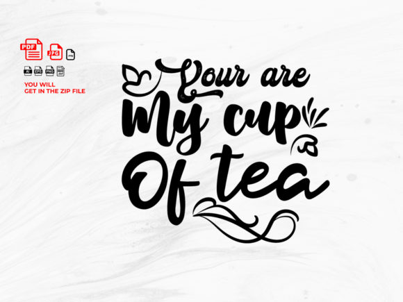 About Love Tea SVG: Graphics for Print Templates
