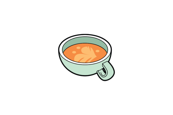 Coffee Latte Cup Stickers Icon Svg Graphics
