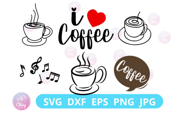 Coffee SVG: Graphics and Crafts in One Design Bundle