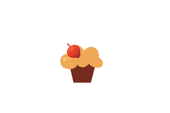 Cup Cake Chocolate Cherry Svg: Graphics for Local Branding