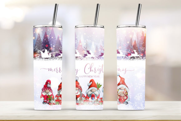HAPPY NEW YEAR Tumbler 20oz Skinny Graphics