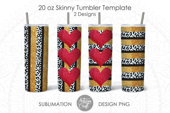 Leopard Print Glitter Tumbler, 20 Oz Graphics