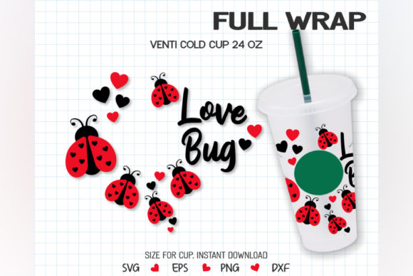 Love Bug Svg, Venti Cold Cup 24 Oz