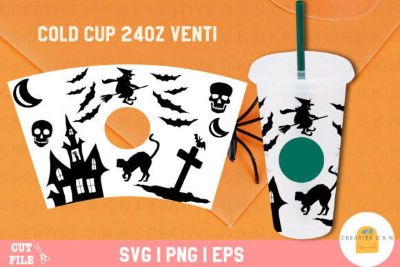 Seamless Full Wrap Halloween Svg: Graphics and Crafts