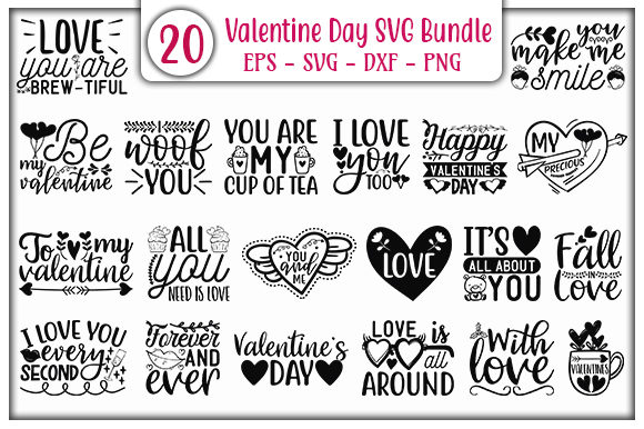 Valentine Day SVG Design Bundle
