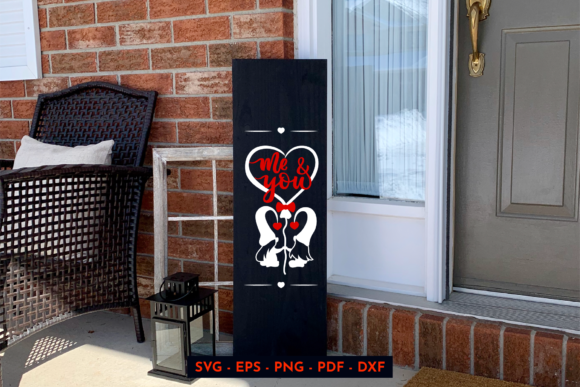 Valentine Gnomes Porch Sign Svg: Graphics & Print Templates